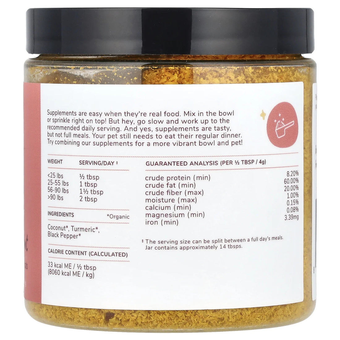 PawHealth Organic Hip & Joint Supplement for Pets - Turmeric, Black Pepper & Coconut Blend - USA Made