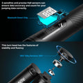 FitTrack 9FT Smart Jump Rope - Adjustable with Calorie & Time Tracking, Black