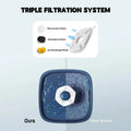 PureFlow Pet Fountain - 95Oz/2.8L Smart Water Dispenser for Cats & Dogs with Anti-Slip Mat