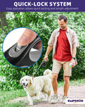 FlexiPaws 16Ft Heavy Duty Retractable Dog Leash for Large Dogs up to 110lbs - GY16