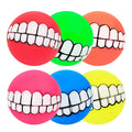 Pet Dog Ball Teeth Funny Trick Toy Silicone Toy for Dogs Chew Squeaker Squeaky Dog Sound Toys Pet Puppy Toys Interactive Cat Toy