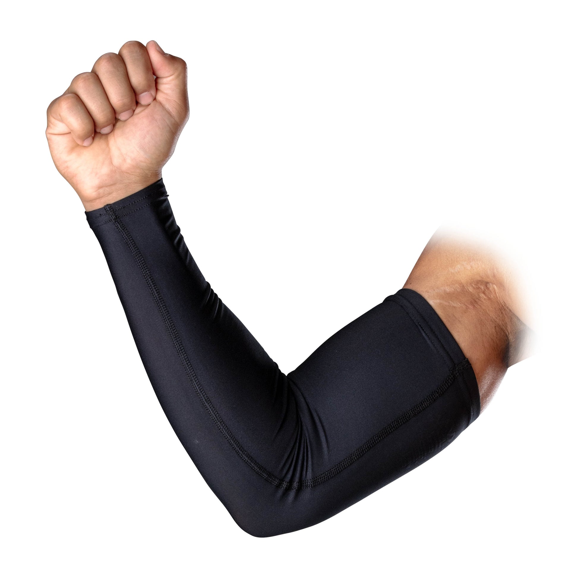 ProFlex Compression Arm Sleeves - 2 Pack Black for Adults, Large/X-Large, Unisex