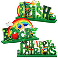 3 Pcs St. Patrick'S Day Decorations Cute Saint Patricks Day Decorations Home Decor Shamrock Decorations Irish Table Decorations (Green)
