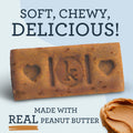 CalmBites Soft-Bake Dog Treats - Peanut Butter & Bacon Bars, 2-Pack