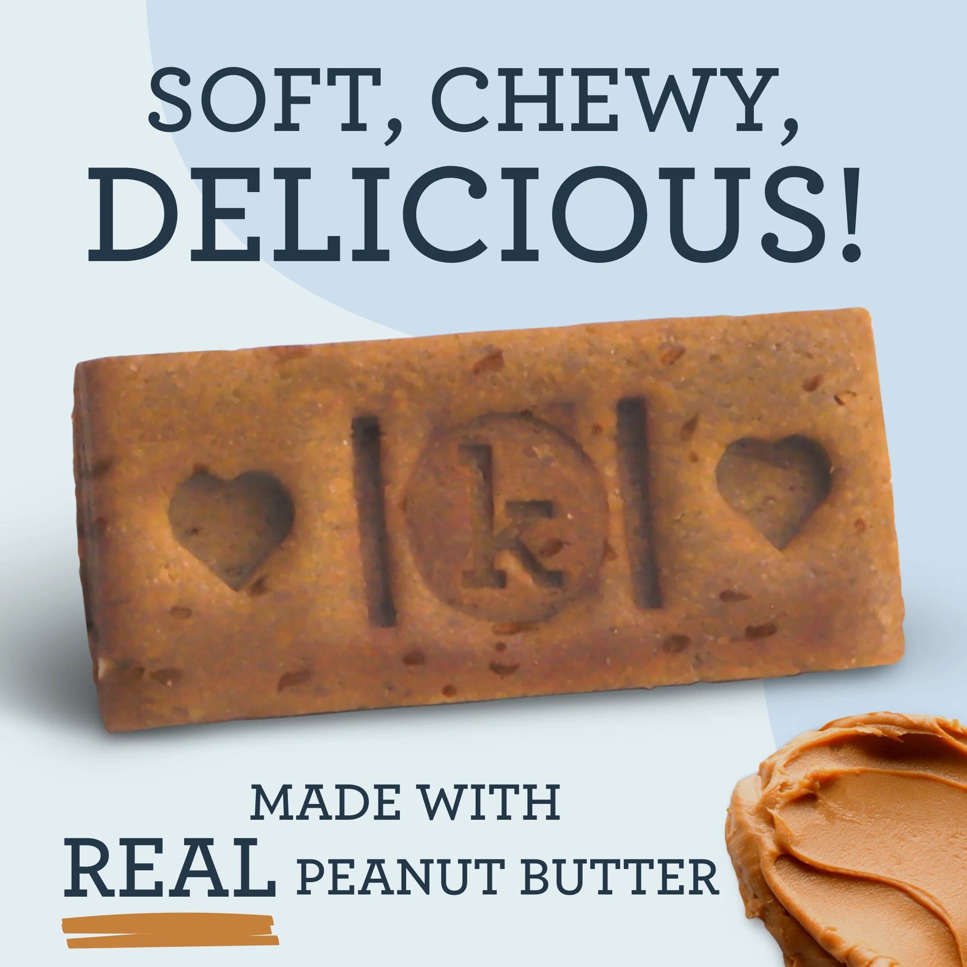 CalmBites Soft-Bake Dog Treats - Peanut Butter & Bacon Bars, 2-Pack