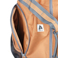 FlexPack 35L Convertible Backpack Duffel - Durable Brown Polyester Travel Bag