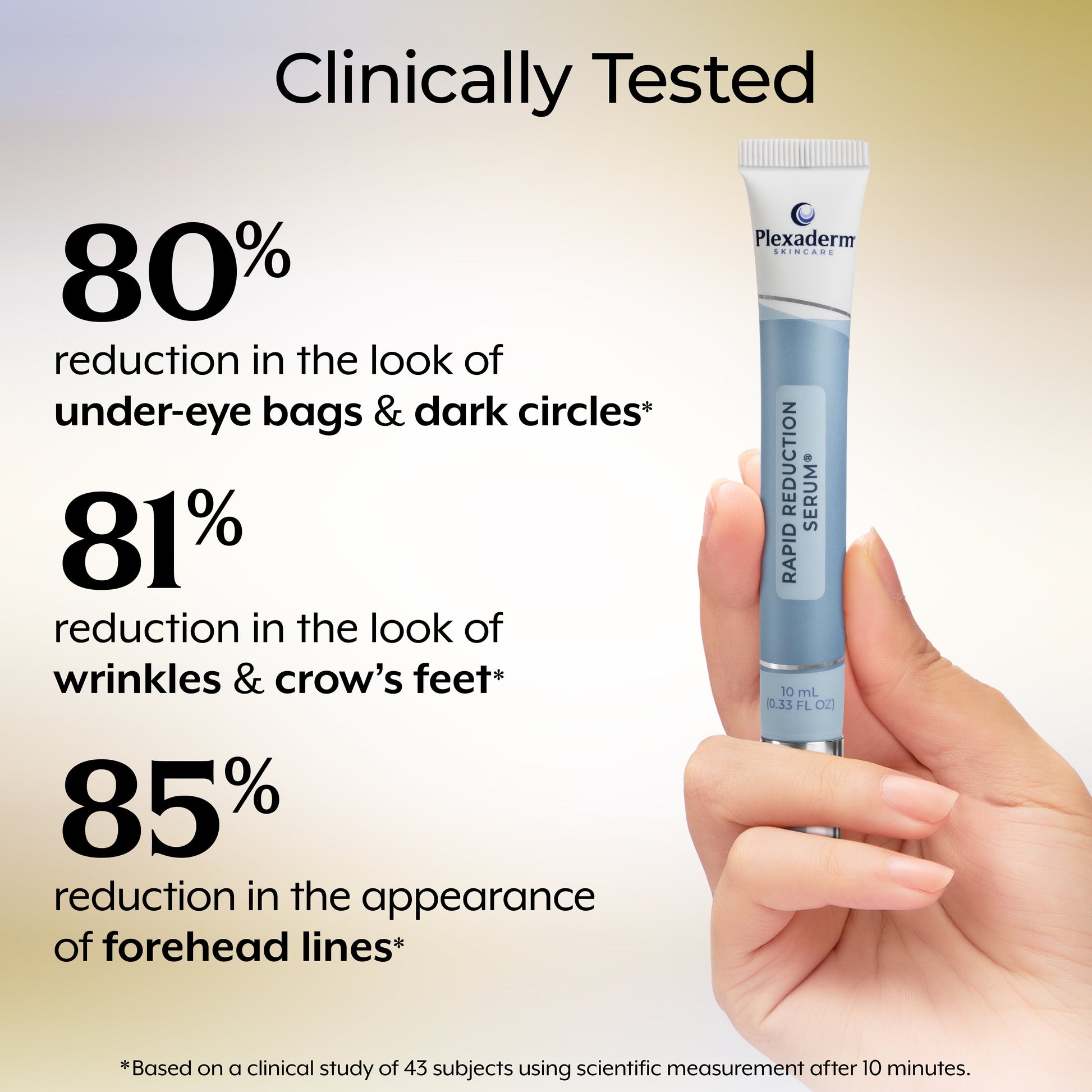 Rapid Reduction Eye Serum - Advanced Formula anti Aging Visibly Reduces Under-Eye Bags, Wrinkles, Dark Circles, Fine Lines & Crow'S Feet Instantly Instant Wrinkle Remover for Face