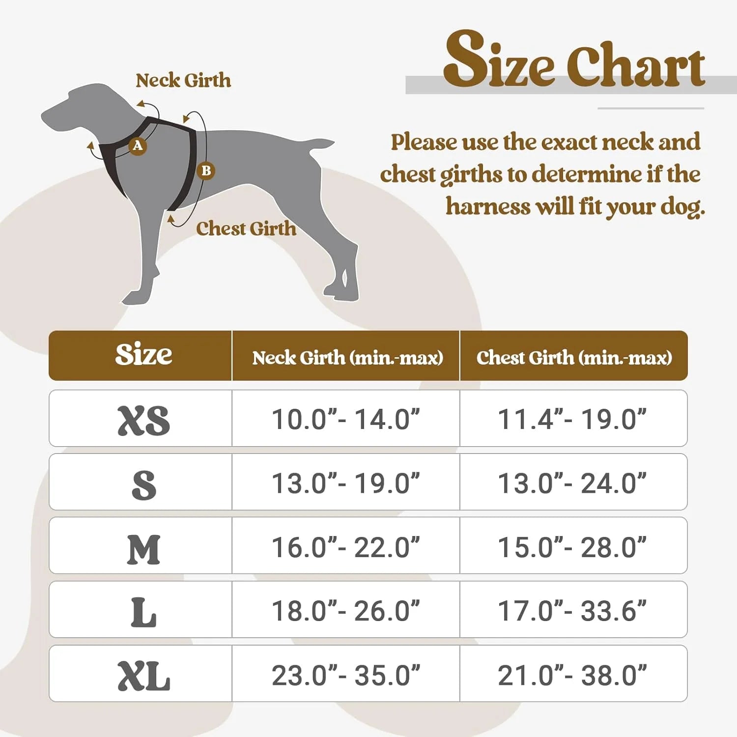 ControlMax Dog Harness - Adjustable No-Pull Soft Padded Vest with 2 Leash Clips & Reflective Oxford Fabric for Large Dogs