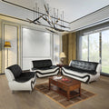 Luxura White Leather Sofa Set - Modern & Stylish Living Room Seating Collection