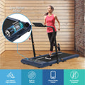 StrideFit Electric Walking Desk Treadmill - Blue, 400 Lb Capacity