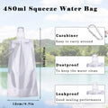 PureFlow Mini Water Filter - Portable Survival Straw for Hiking, Camping, and Backpacking