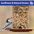 NatureFeast Sunflower & Wild Grains Bird Feed - Premium 5 Lb Bag for Wild Birds