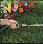 Orbit Brass Adjustable Hose Nozzle & Sweeper 5" On/Off Control Mist Garden Outdoors - Image 3